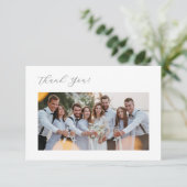 3D Flowers Stylized Lily Thank You Card Dankeskarte (Stehend Vorderseite)