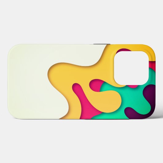 3D-Flüssig-Muster Case-Mate iPhone Hülle (Rückseite (Horizontal))