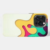 3D-Flüssig-Muster iPhone Hülle (Rückseite (Horizontal))