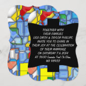 3D-Formen Einladung (Vorne/Hinten)