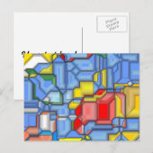 3D-Formen Postkarte (Vorne/Hinten)