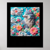 3d Fox Sticker Poster (Vorne)
