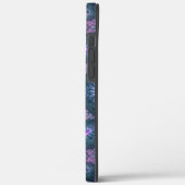 3D Fraktal Art Muster Türkisch Lila rosa Case-Mate iPhone Hülle (Rückseite / Links)