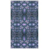 3D Fraktal Art Muster Türkisch Lila rosa Tischdecke (Vorderseite)