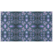 3D Fraktal Art Muster Türkisch Lila rosa Tischdecke (Vorderseite (Horizontal))