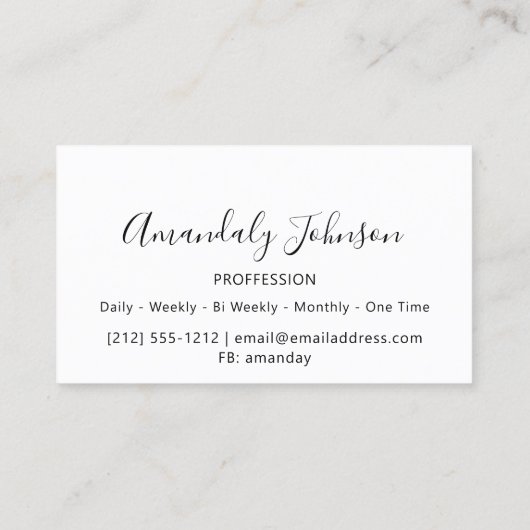 3D-Frame-Glitzer Makeup Event-Planer Black Gold Visitenkarte (Rückseite)