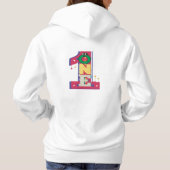 3D-Frauen Hoodie (Rückseite)