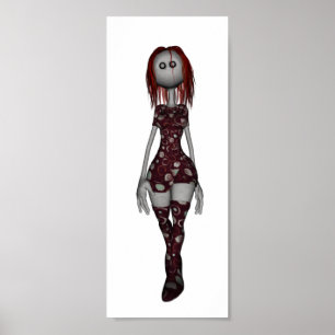 3D Freaky Bonga Doll - Redhead Poster