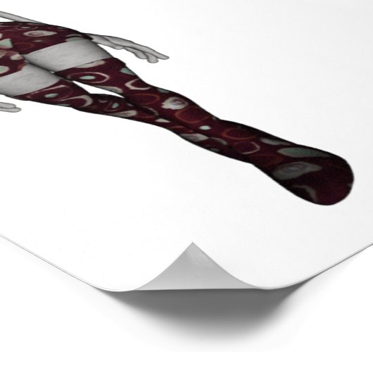 3D Freaky Bonga Doll - Redhead Poster (Ecke)