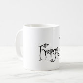 3D Freaky Bonga Puppen-Mädchen - kalt Kaffeetasse (Vorderseite Links)