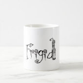 3D Freaky Bonga Puppen-Mädchen - kalt Kaffeetasse (Mittel)