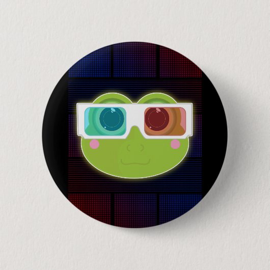 3D Frosch Button (Vorderseite)