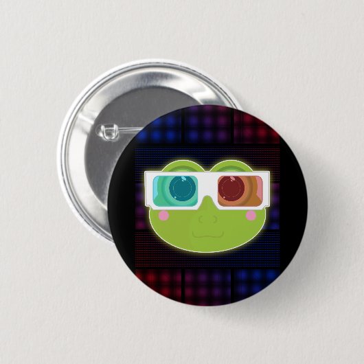 3D Frosch Button (Vorne & Hinten)