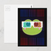 3D Frosch Postkarte (Vorne/Hinten)