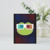3D Frosch Postkarte (Stehend Vorderseite)
