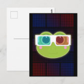 3D Frosch Postkarte (Vorne/Hinten)