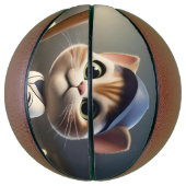 3D Funny Baseball Cat, Basketball (Vertikal)