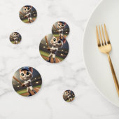 3D Funny Baseball Cat, Konfetti (Gruppe)