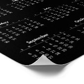 3D Funny Pig 2 Black Calendar Poster 2021 (Ecke)