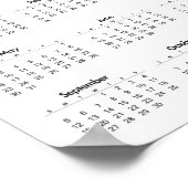 3D Funny Pig 2 Weißkalender Poster 2021 (Ecke)