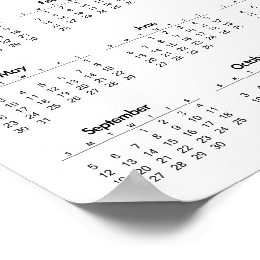 3D Funny Pig 2 Weißkalender Poster 2021 (Ecke)