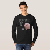 3D Funny Pig Chinesisches Neujahr Custom Man Shirt (Vorne ganz)