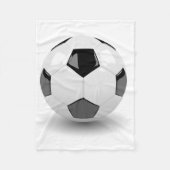 3D Fußball Fleecedecke (Vorderseite)