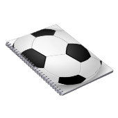 3D-Fußballball Notizblock (Rechte Seite)