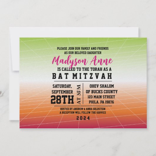 3D GAMER GAMING DIGITAL Bar Mitzvah Einladung (Vorderseite)