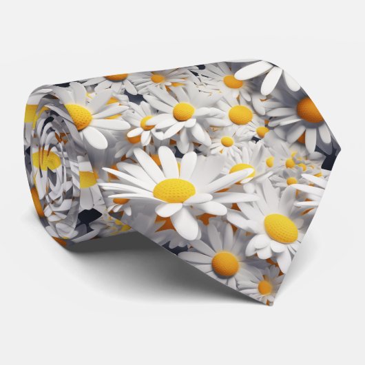 3d-Gänge weiß und gelb Krawatte (Gerollt)