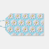 3D Gänseblümchen Geschenkanhänger (Rückseite Horizontal)