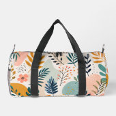 3D gedruckte farbenfrohe Blumenmuster Duffle Bag (Rückseite)