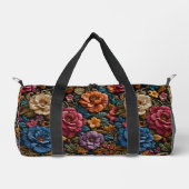 3D gedruckte farbenfrohe Blumenmuster Duffle Bag (Vorderseite)