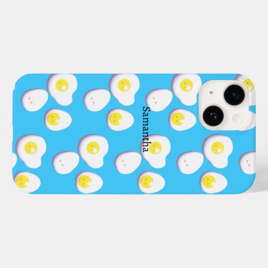 3D gekochte und gefrorene Eier Case-Mate iPhone Hülle (Rückseite (Horizontal))