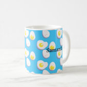 3D gekochte und gefrorene Eier Kaffeetasse (VorderseiteRechts)