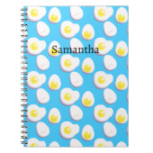 3D gekochte und gefrorene Eier Notizblock (Vorderseite)