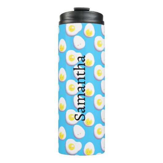 3D gekochte und gefrorene Eier Thermosbecher (Vorderseite)