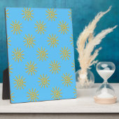 3D-Gelbe Sonnensegel Zeichnend Muster Fotoplatte (Seite)