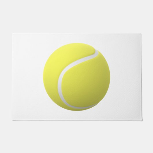 3D-Gelbe Tennisball Fußmatte (Vorderseite)