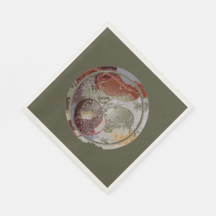3D Gemüsemarktdesign Serviette