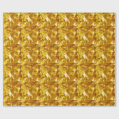3D Geometrie: Metallisches Hintergrunddesign Geschenkpapier (Flach)