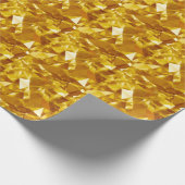 3D Geometrie: Metallisches Hintergrunddesign Geschenkpapier (Ecke)