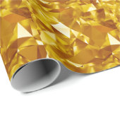 3D Geometrie: Metallisches Hintergrunddesign Geschenkpapier (Rolleneckpunkt)