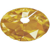 3D Geometrie: Metallisches Hintergrunddesign Polyester Weihnachtsbaumdecke (Schrägansicht)