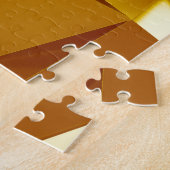 3D Geometrie: Metallisches Hintergrunddesign Puzzle (Seite)