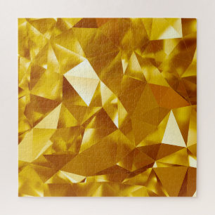 3D Geometrie: Metallisches Hintergrunddesign Puzzle