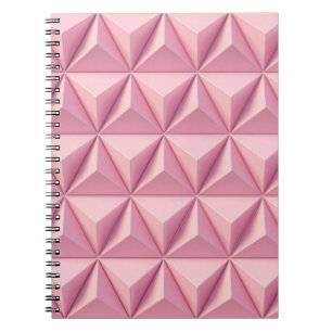 3D geometrische Dreiecke: minimalistischer Hinterg Notizblock