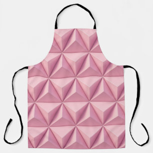 3D geometrische Dreiecke: minimalistischer Hinterg Schürze
