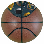 3D Geometrisches Muster Basketball (Rechts)