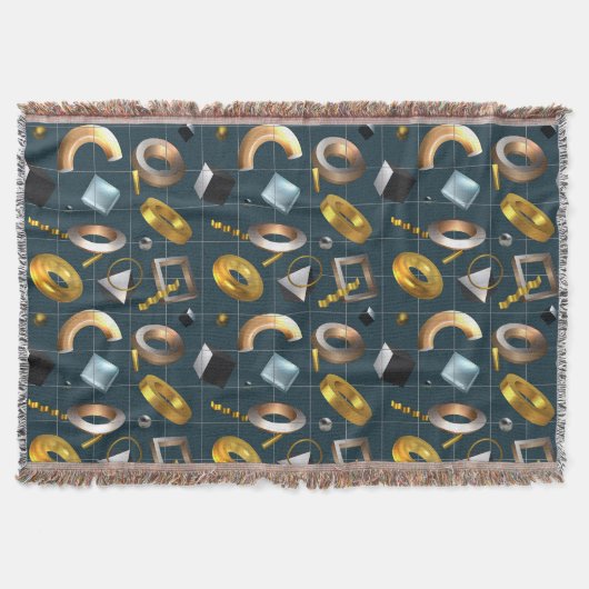 3D Geometrisches Muster Decke (Vorderseite)